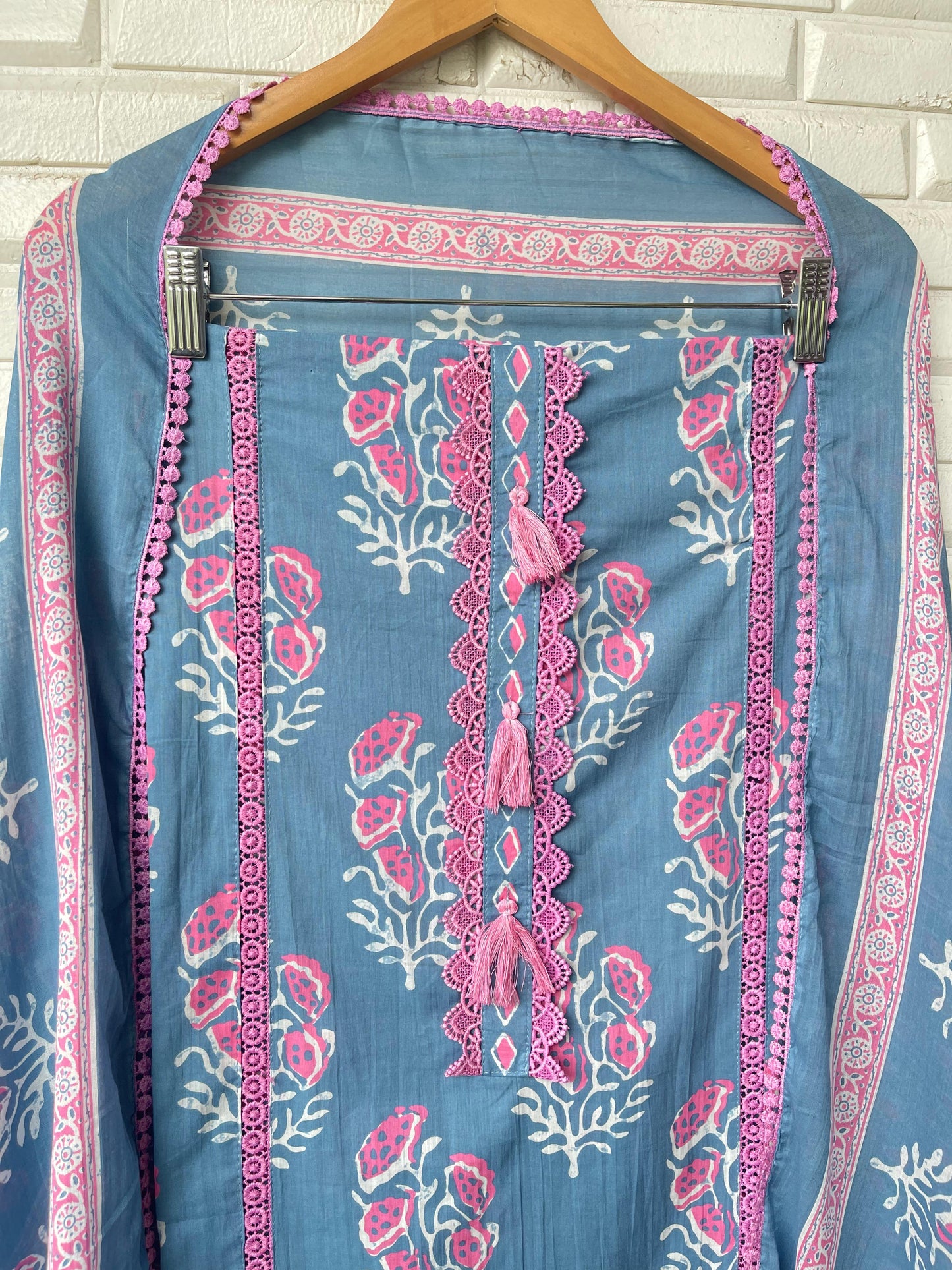 Cotton unstitched ladies suit Rc17458
