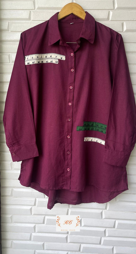 Linen Ready to Wear Co-ord Set Rc12138