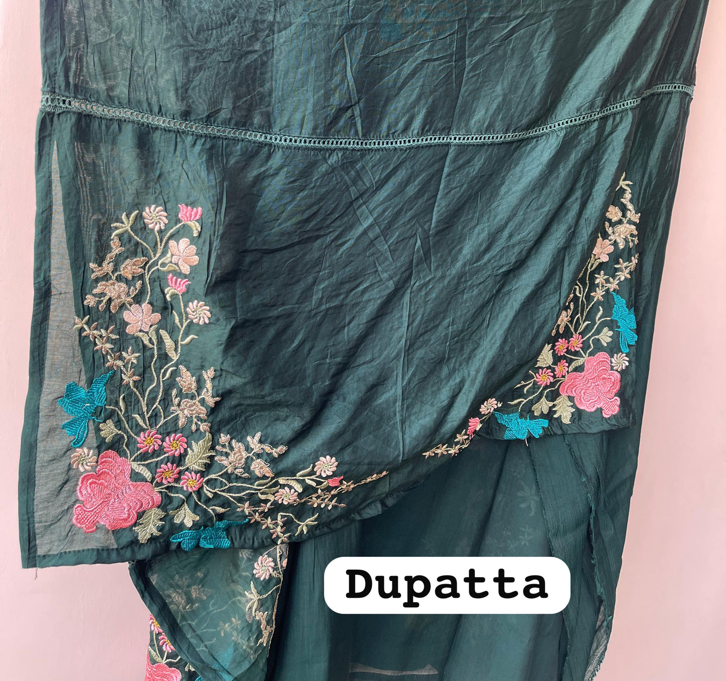 Mul chanderi cotton printed unstitched ladies suit Rc19329 (a)
