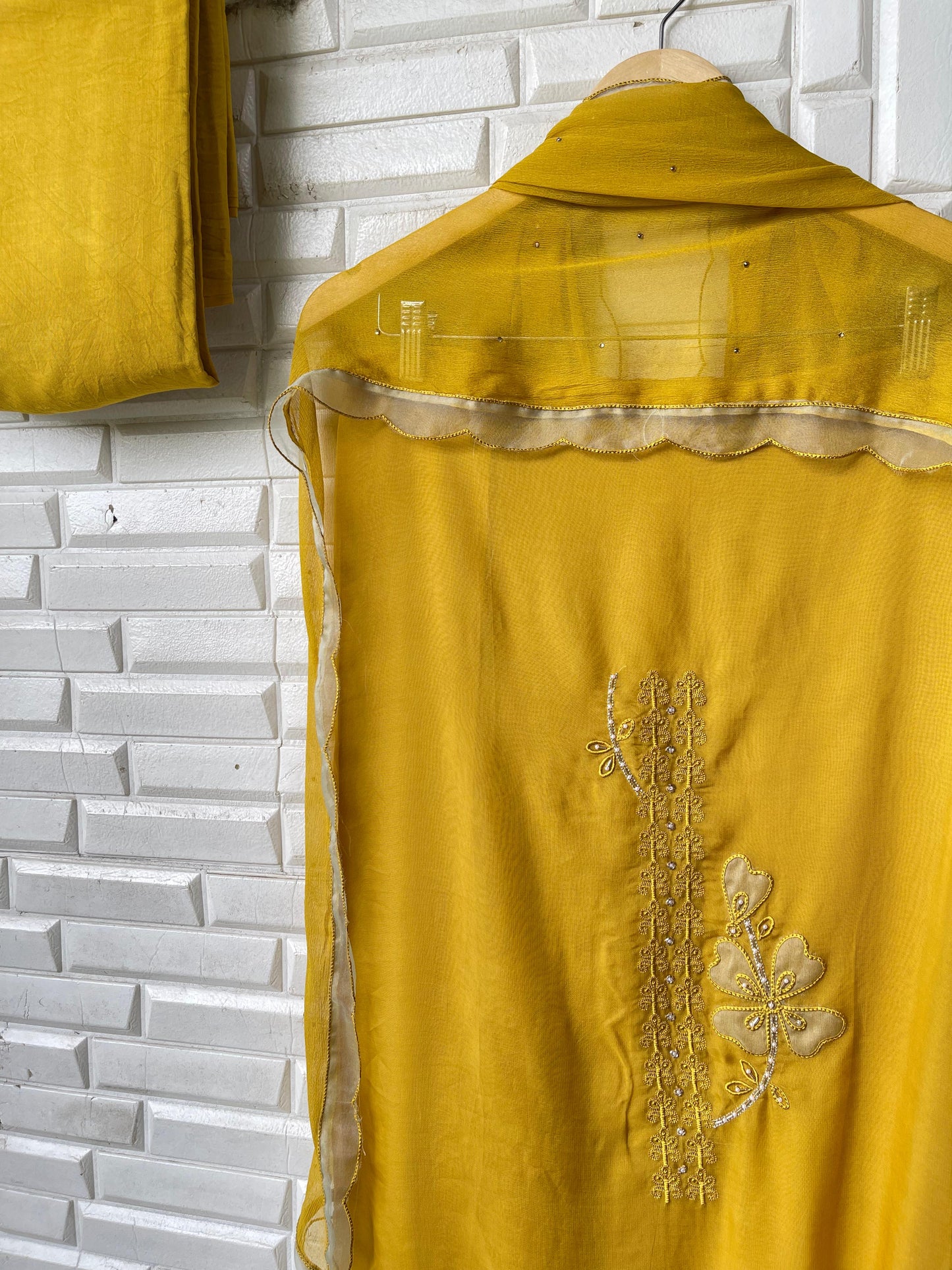 Organza unstitched ladies suit Rc17309