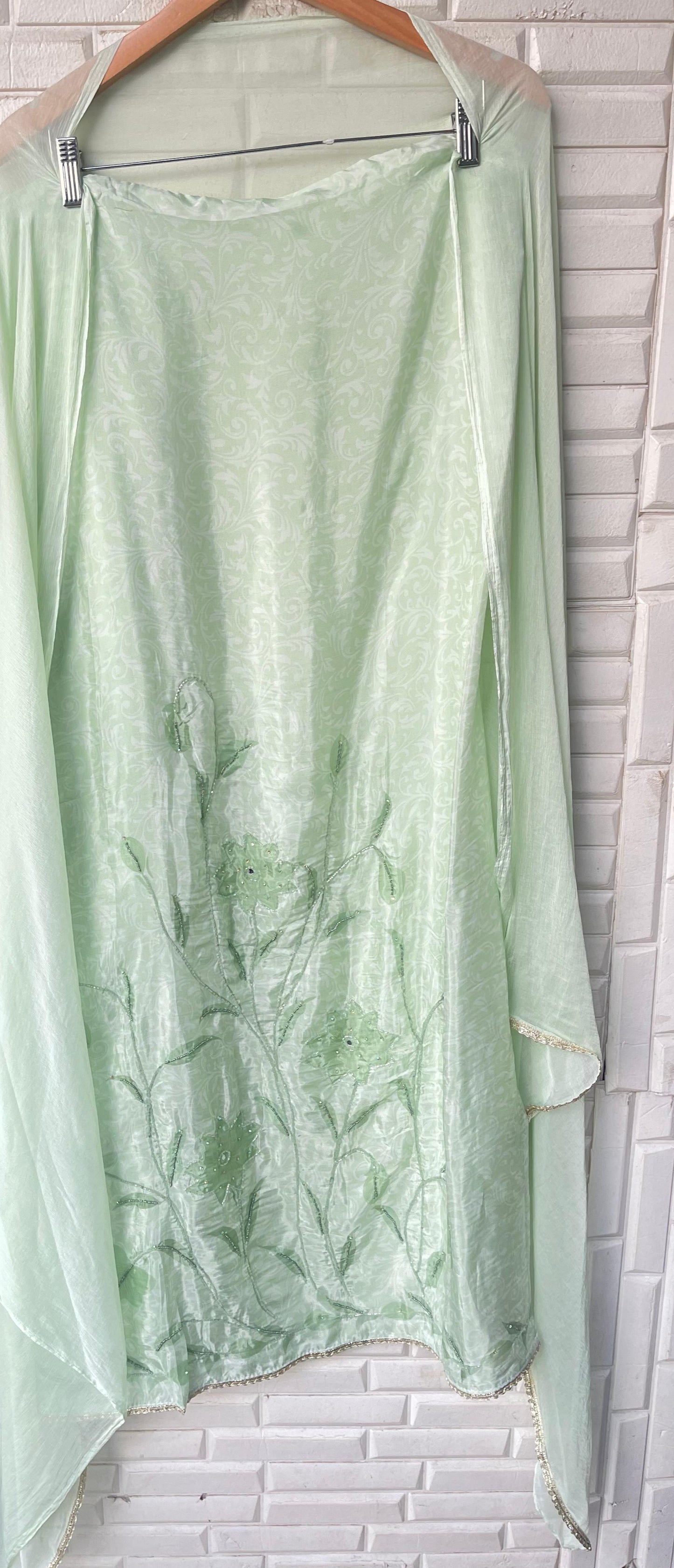 Organza unstitched ladies suit Rc17295 (b)