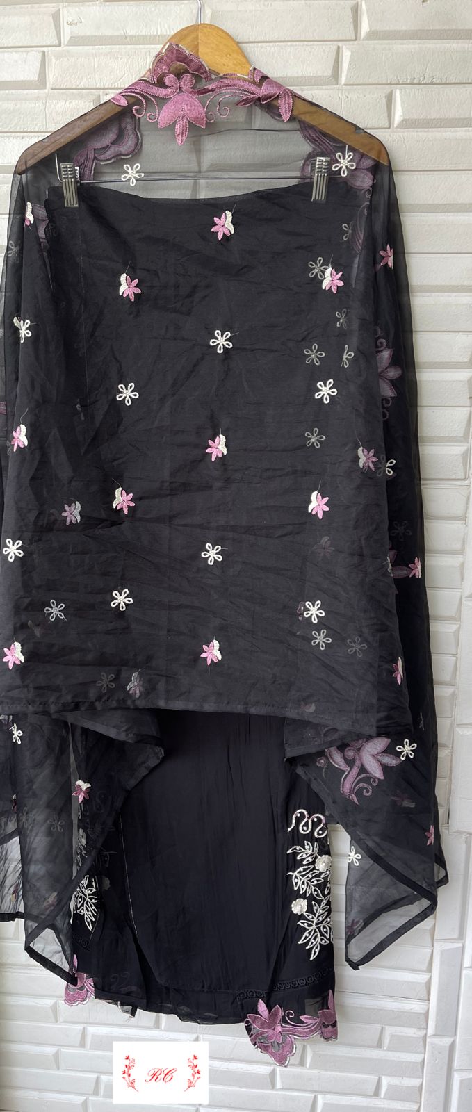 Organza Unstitched Ladies Suits Rc 15083