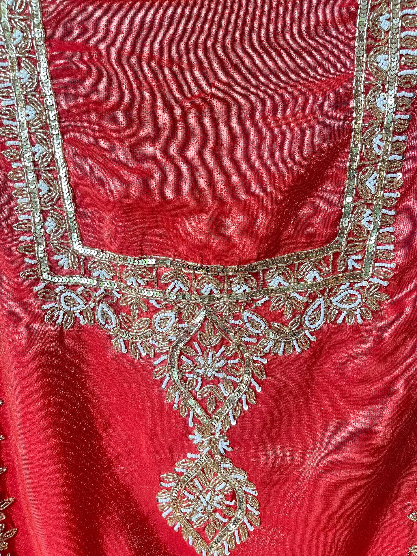 Shimmer silk unstitched ladies suit Rc17672