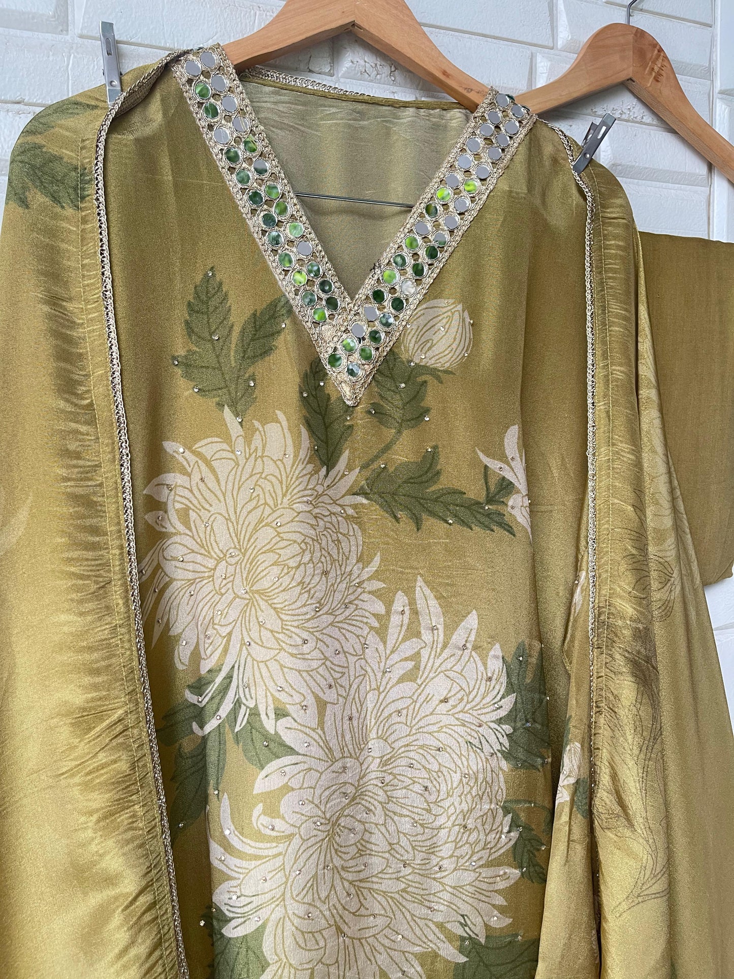 Shimmer silk unstitched ladies suit Rc17672(b)