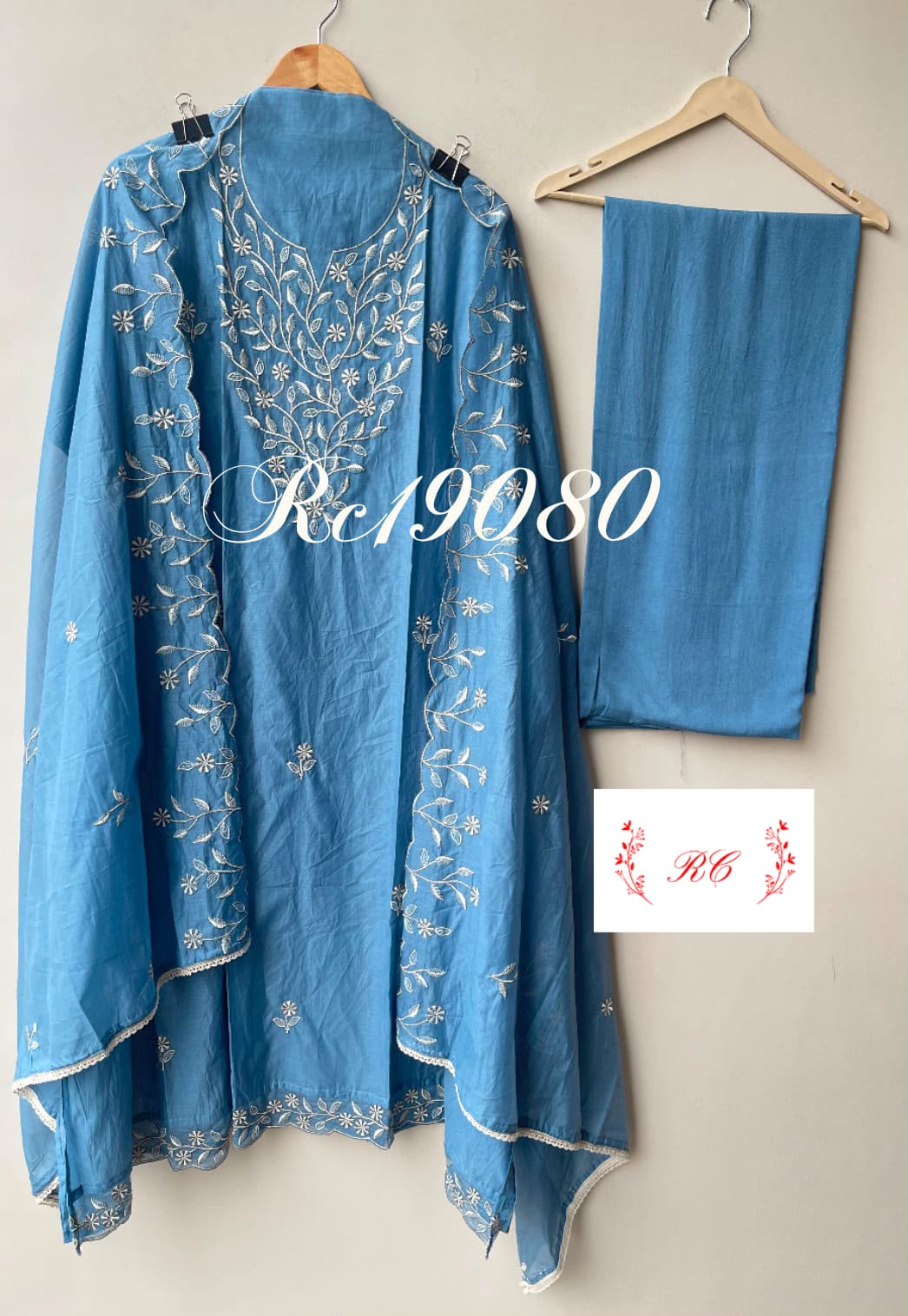 Mul chanderi unstitched ladies suit Rc19080