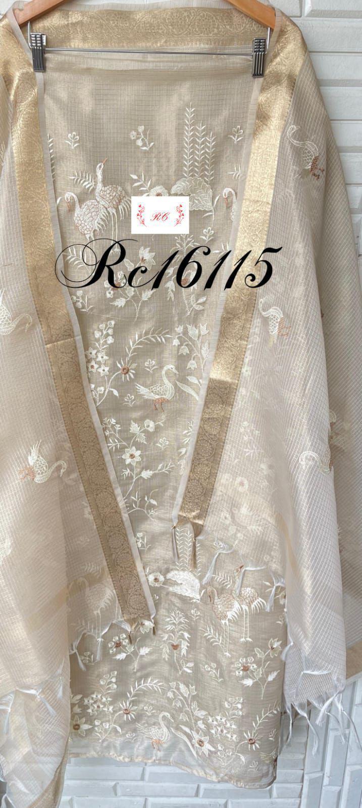 Kora silk unstitched ladies suit Rc16115