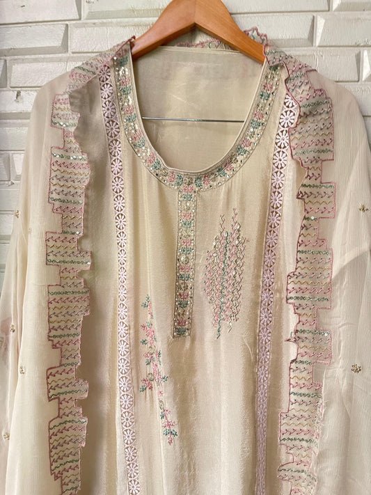 Shimmer Silk Unstitched Ladies Suit Rc 17306