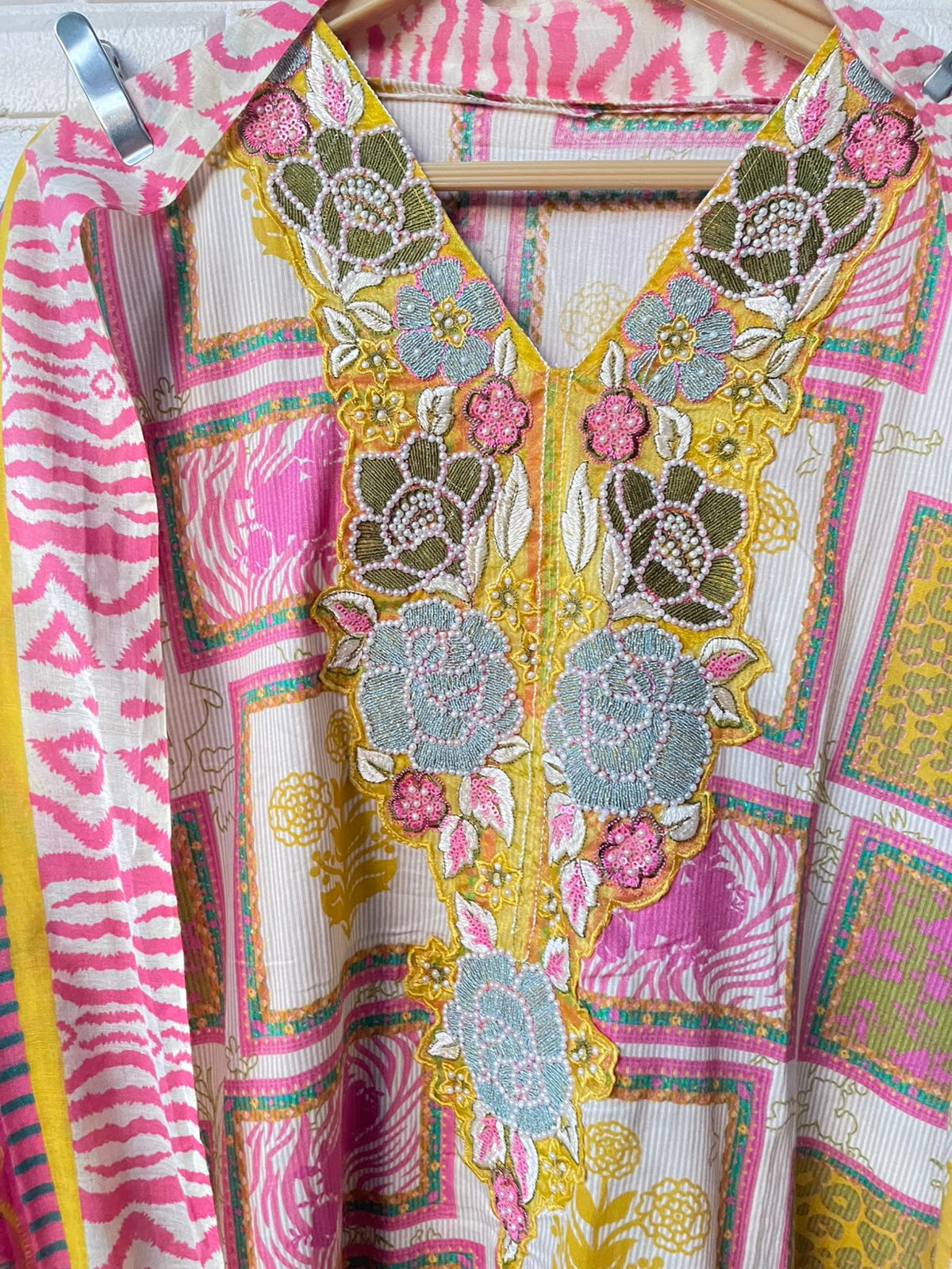 Cotton unstitched ladies suit Rc17532