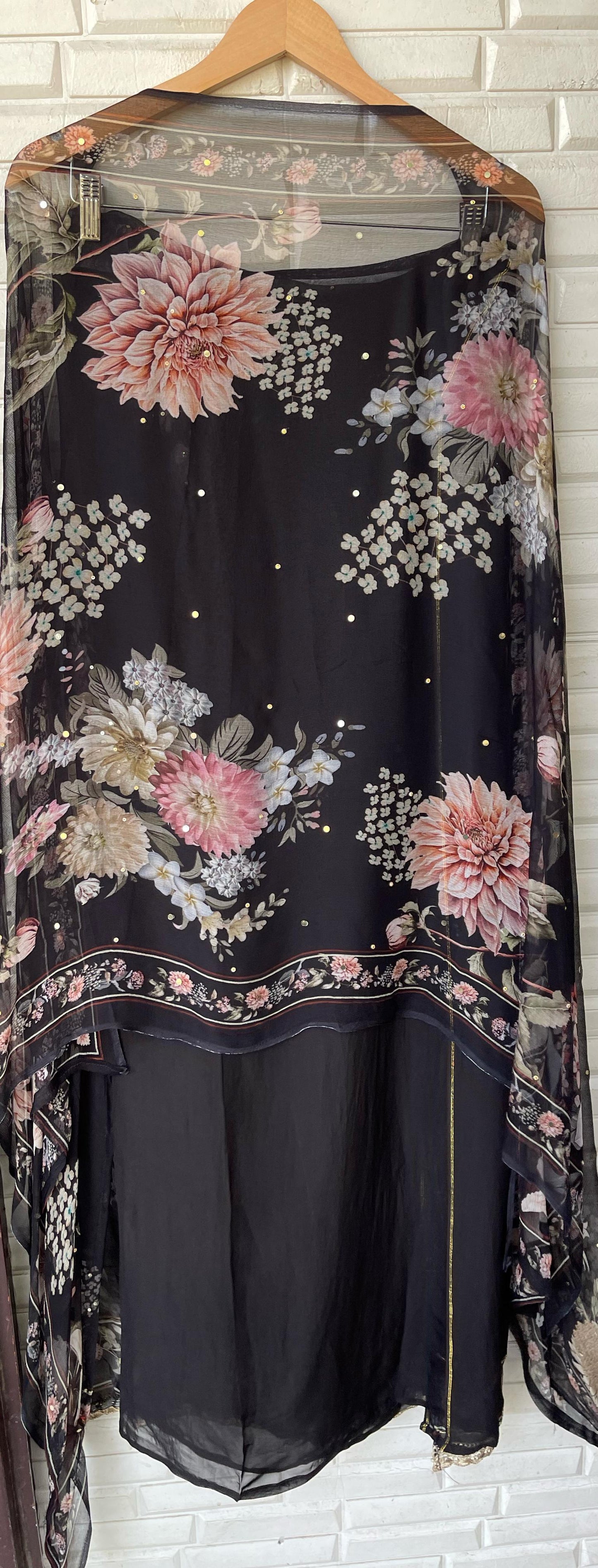 Organza unstitched ladies suit Rc16691