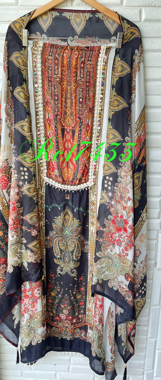 Muslin unstitched ladies suit Rc17433