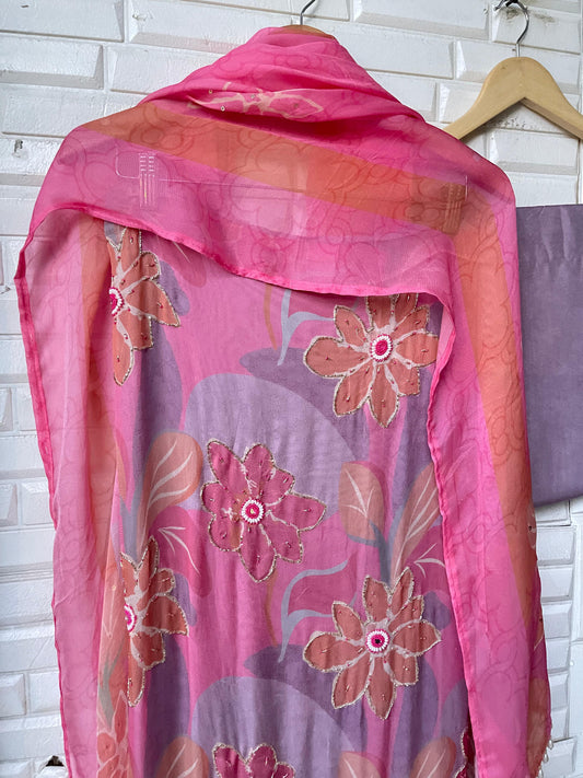 Burberry unstitched ladies suit Rc17624 (b)