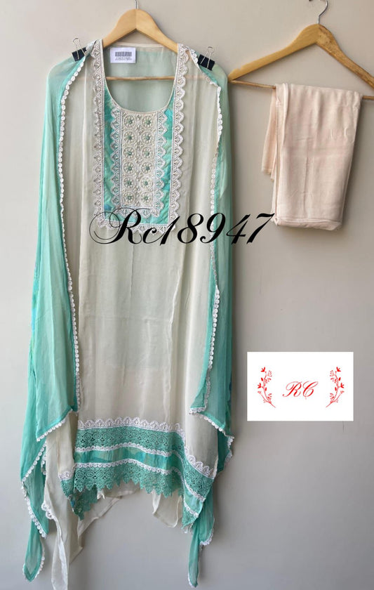 Organza unstitched ladies suit Rc18947 (a)