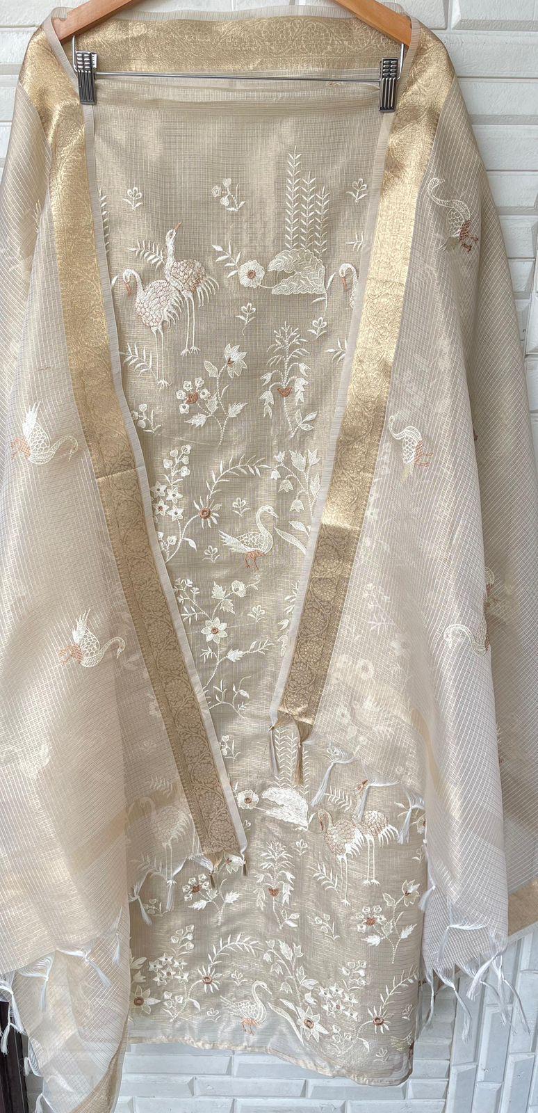 Kora silk unstitched ladies suit Rc16115