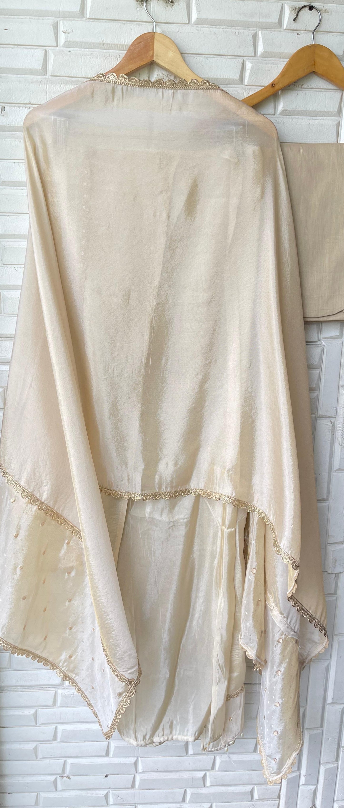 Shimmer silk unstitched ladies suit Rc17415