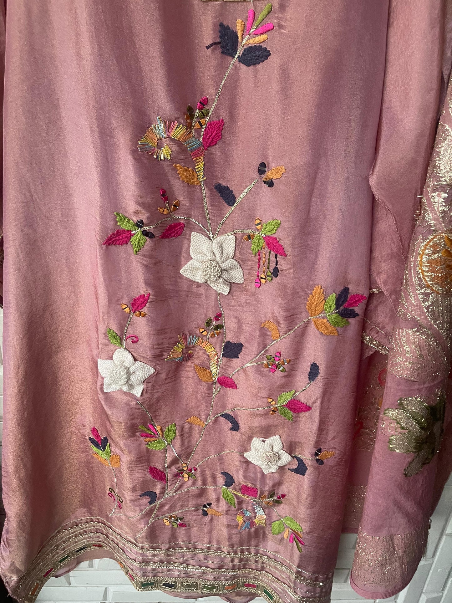 Shimmer silk unstitched ladies suit Rc17716 (a)