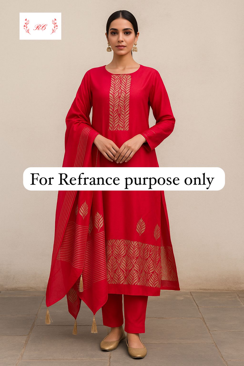 Banarasi silk unstitched ladies suit Rc17686