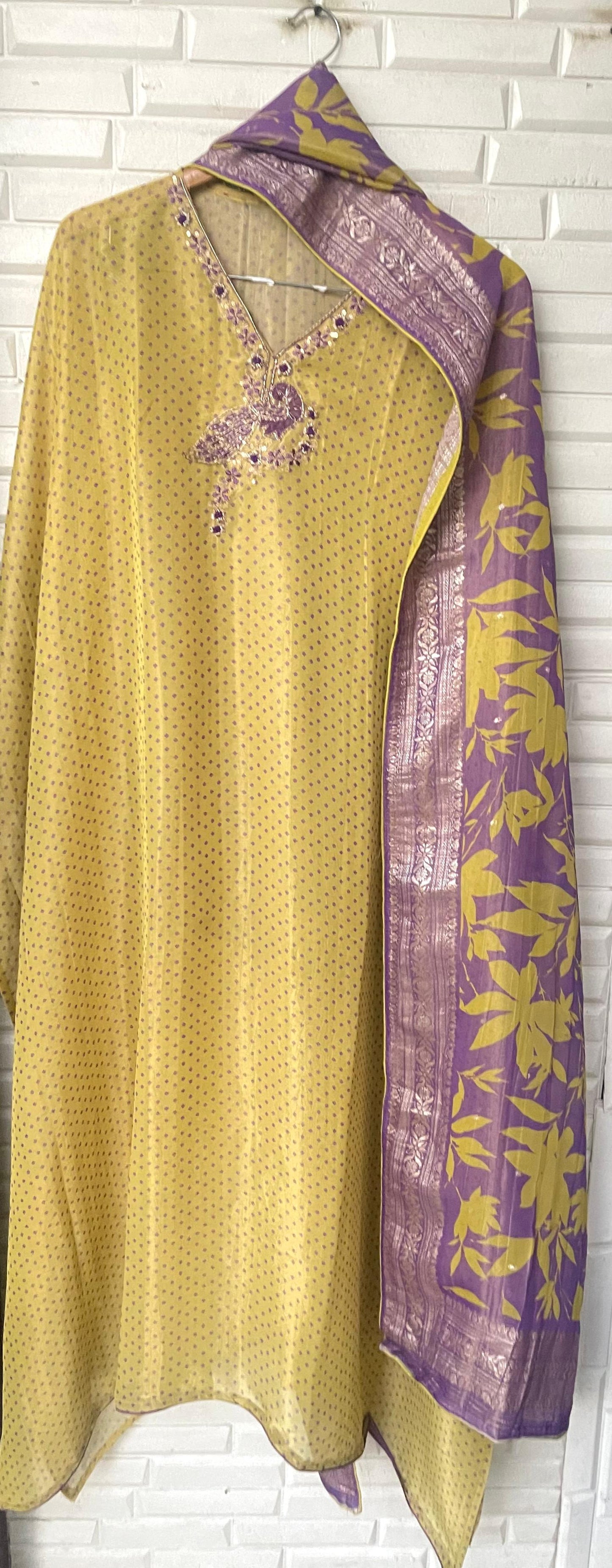 Shimmer silk unstitched ladies suit Rc16331