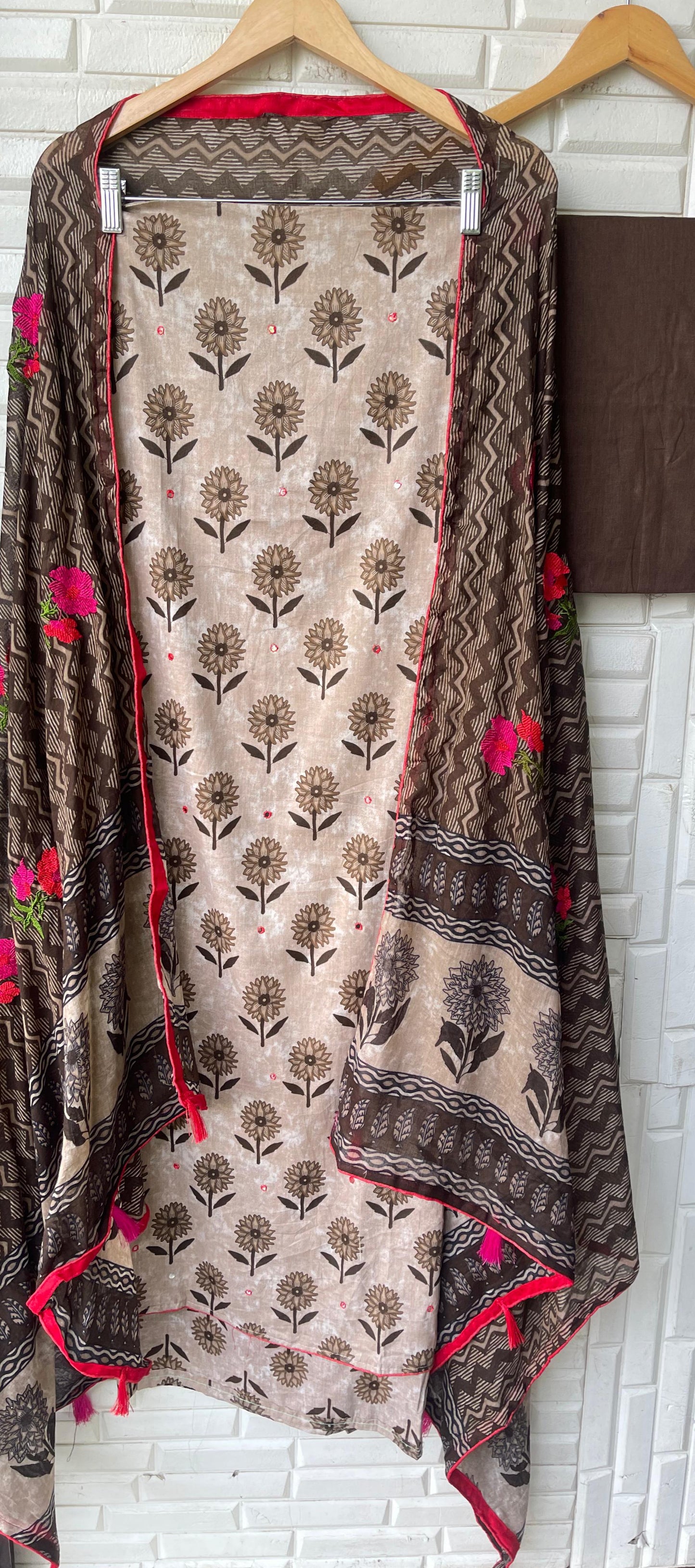 Cotton unstitched ladies suit Rc17368