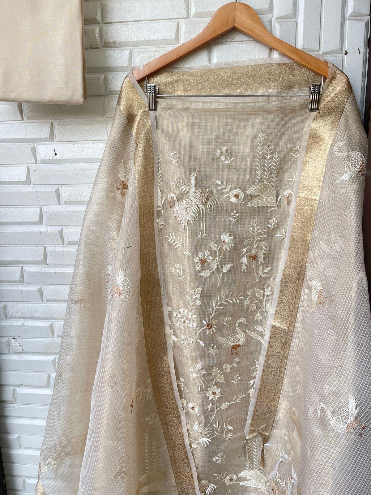 Kora silk unstitched ladies suit Rc16115