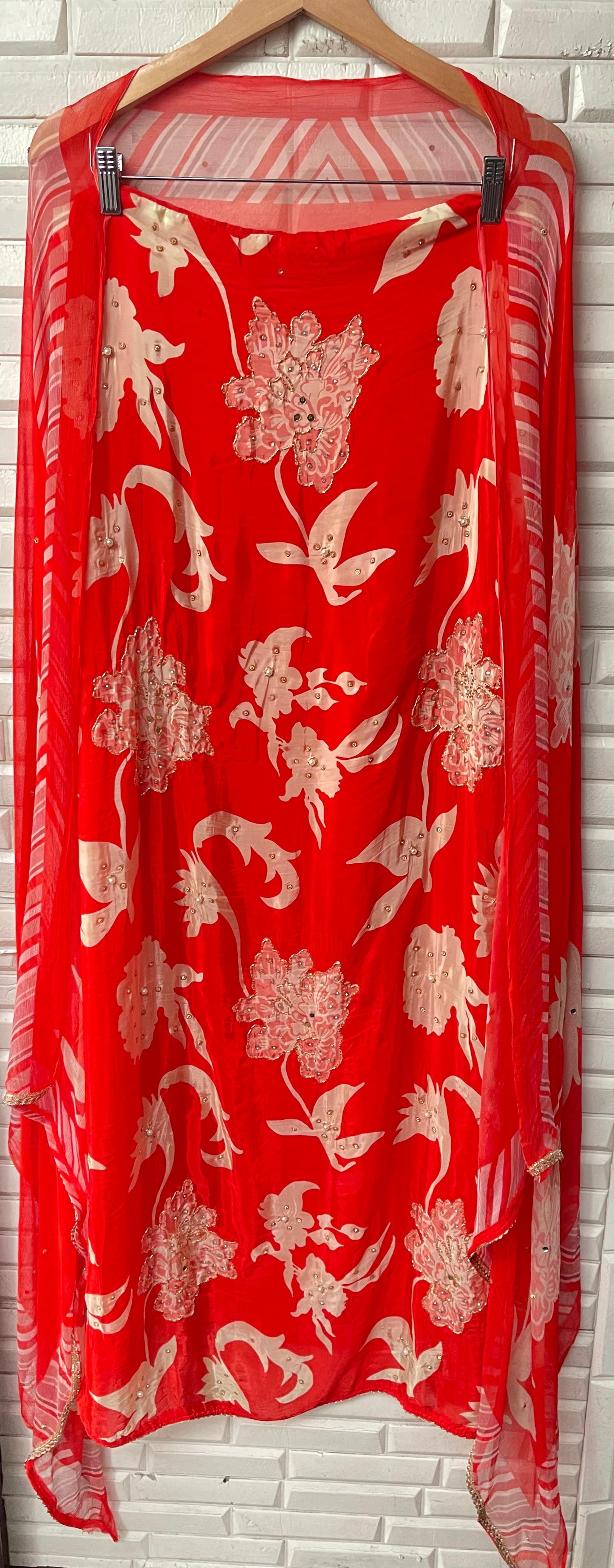 Muslin crepe unstitched ladies suit Rc17467 (b)