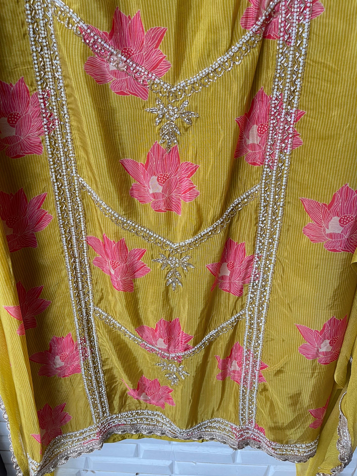 Organza unstitched ladies suit Rc17547