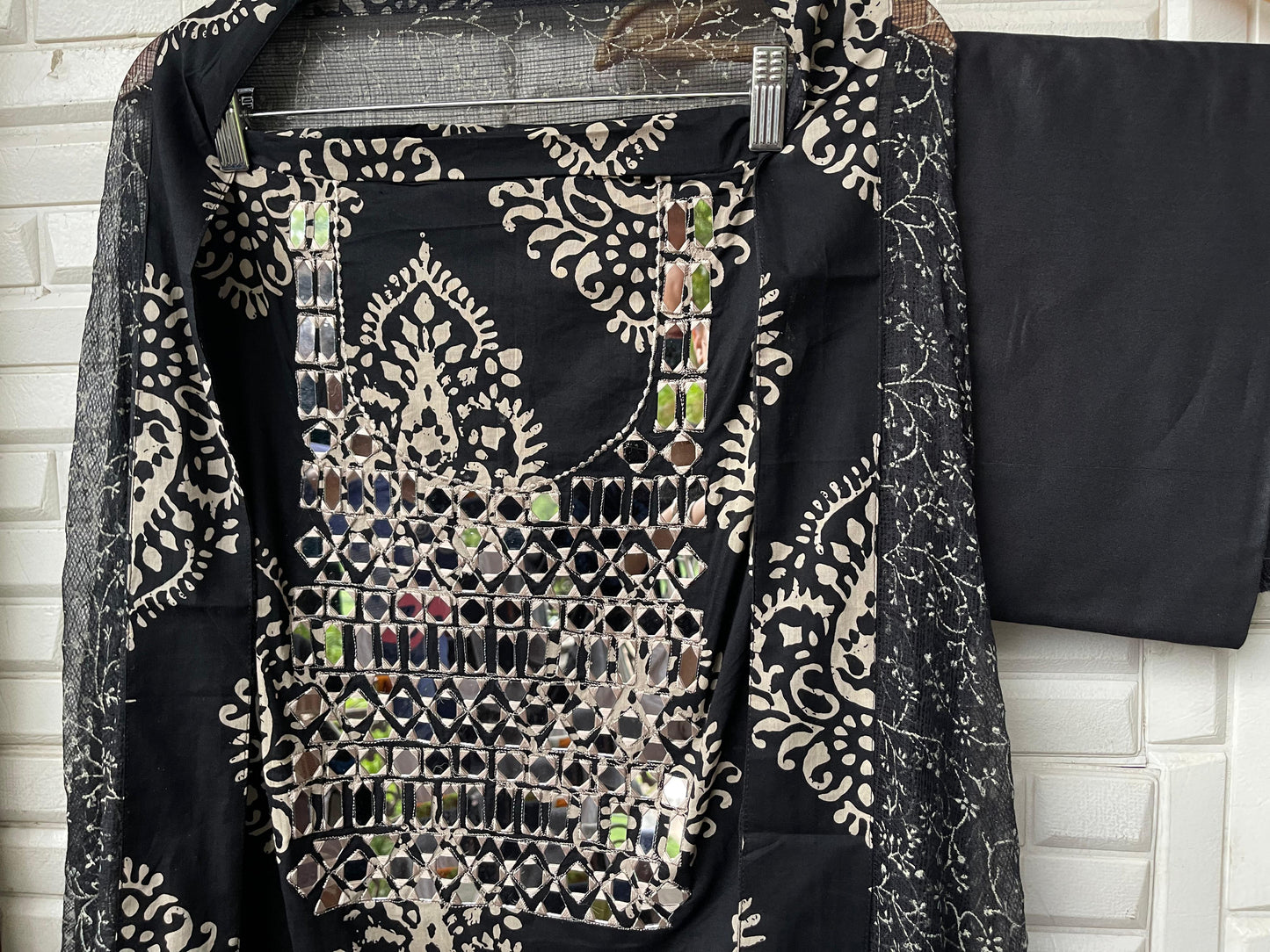 cotton unstitched ladies suit Rc17395