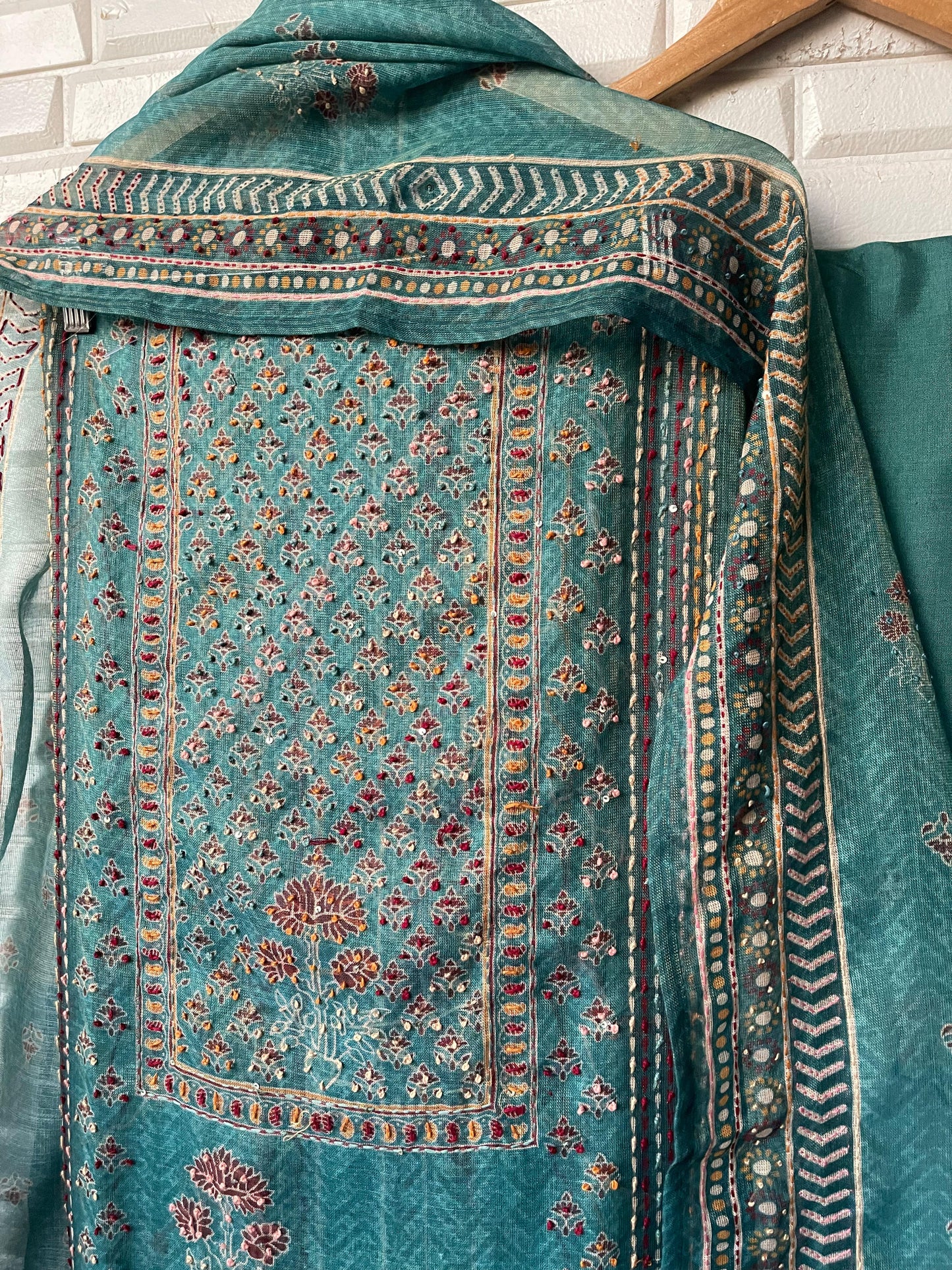 Linen silk unstitched ladies suit Rc17757 (a)