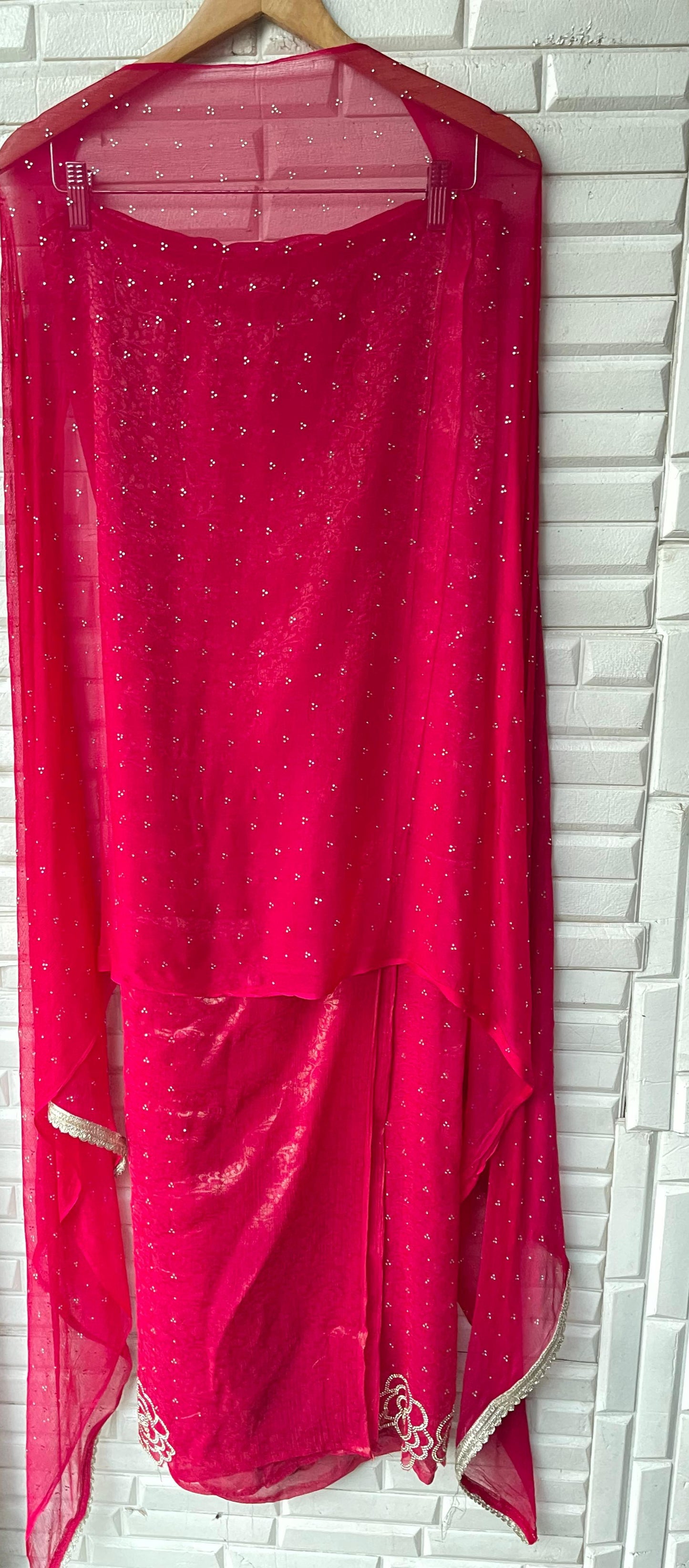 Organza unstitched ladies suit Rc17371 (b)