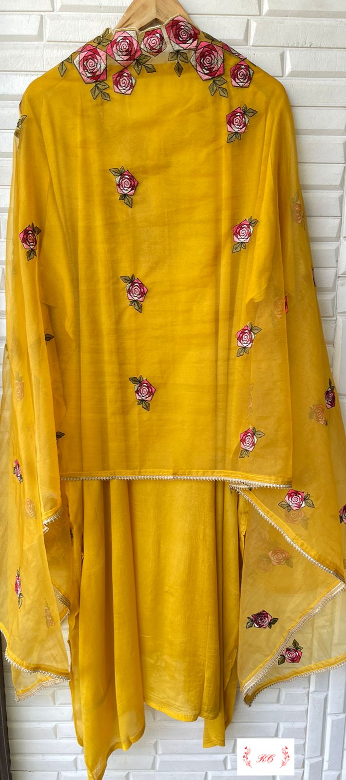 Pure Chinnon Unstitched Ladies Suit Rc 15485