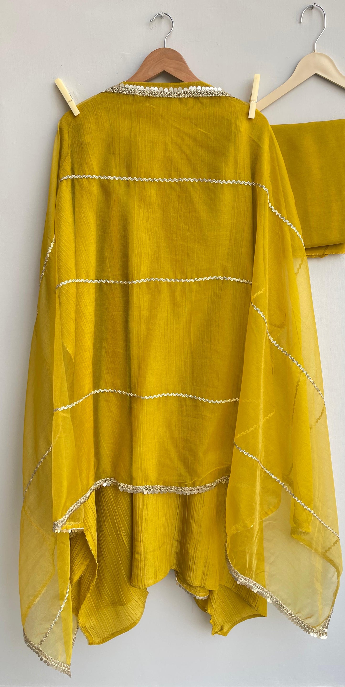 Crushed tissue unstitched ladies suit Rc17930 (b)