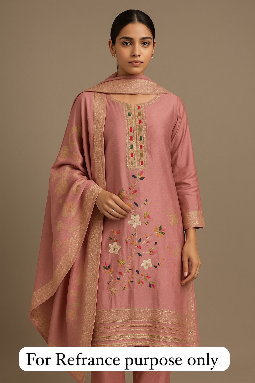 Shimmer silk unstitched ladies suit Rc17716 (a)