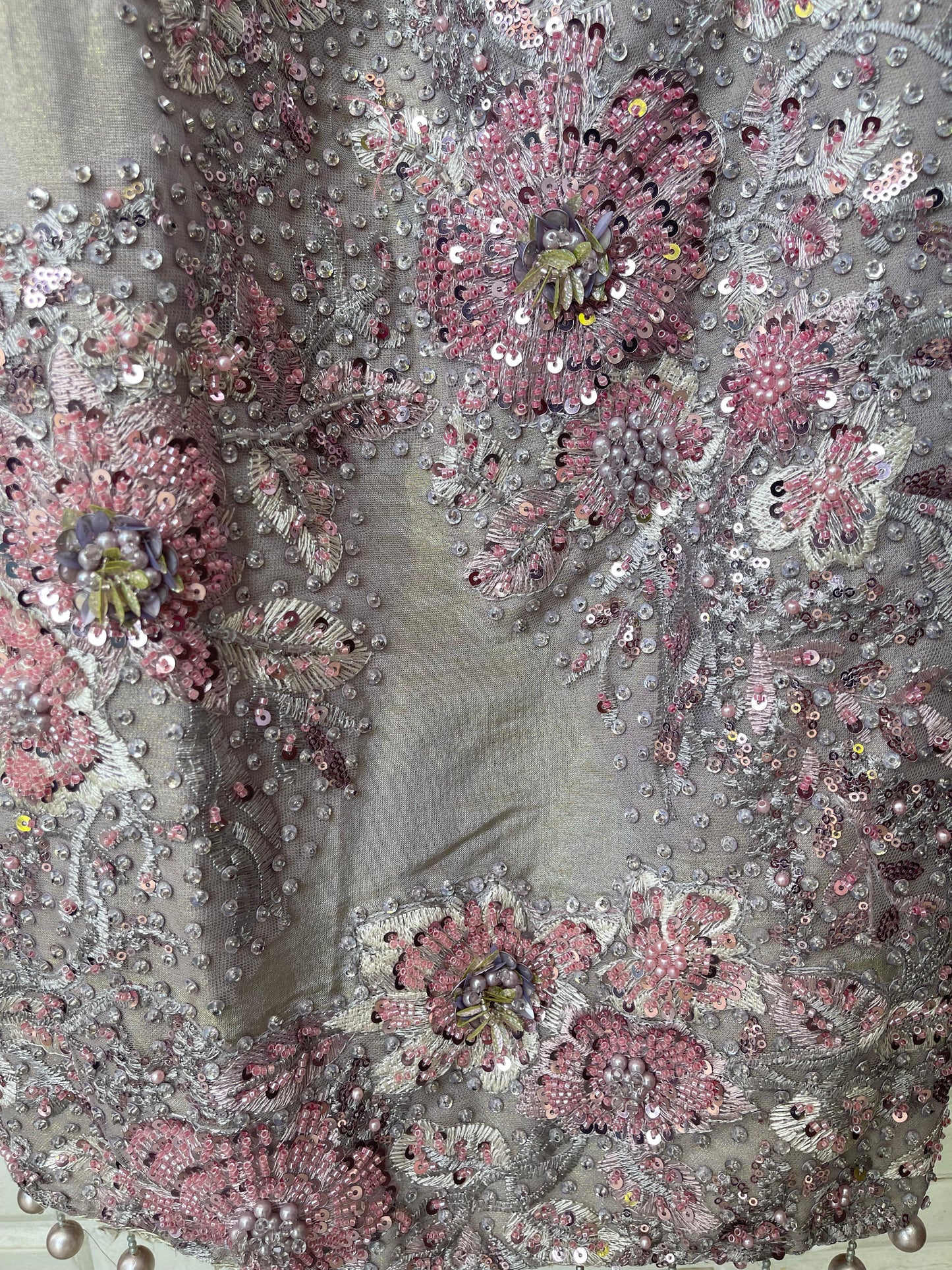 Pure shimmer silk unstitched ladies suit Rc17739