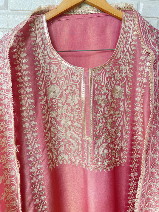 Shimmer silk unstitched ladies suit Rc17564 (a)