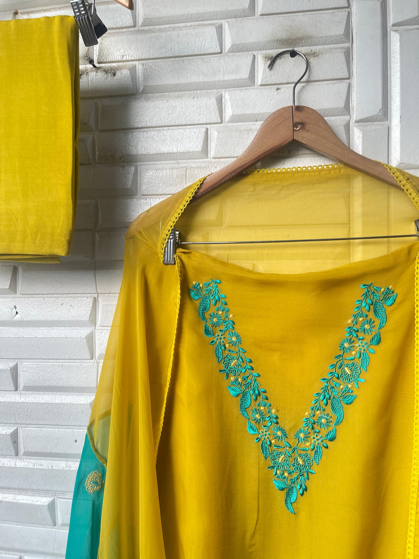 Organza unstitched ladies suit Rc17294 (b)