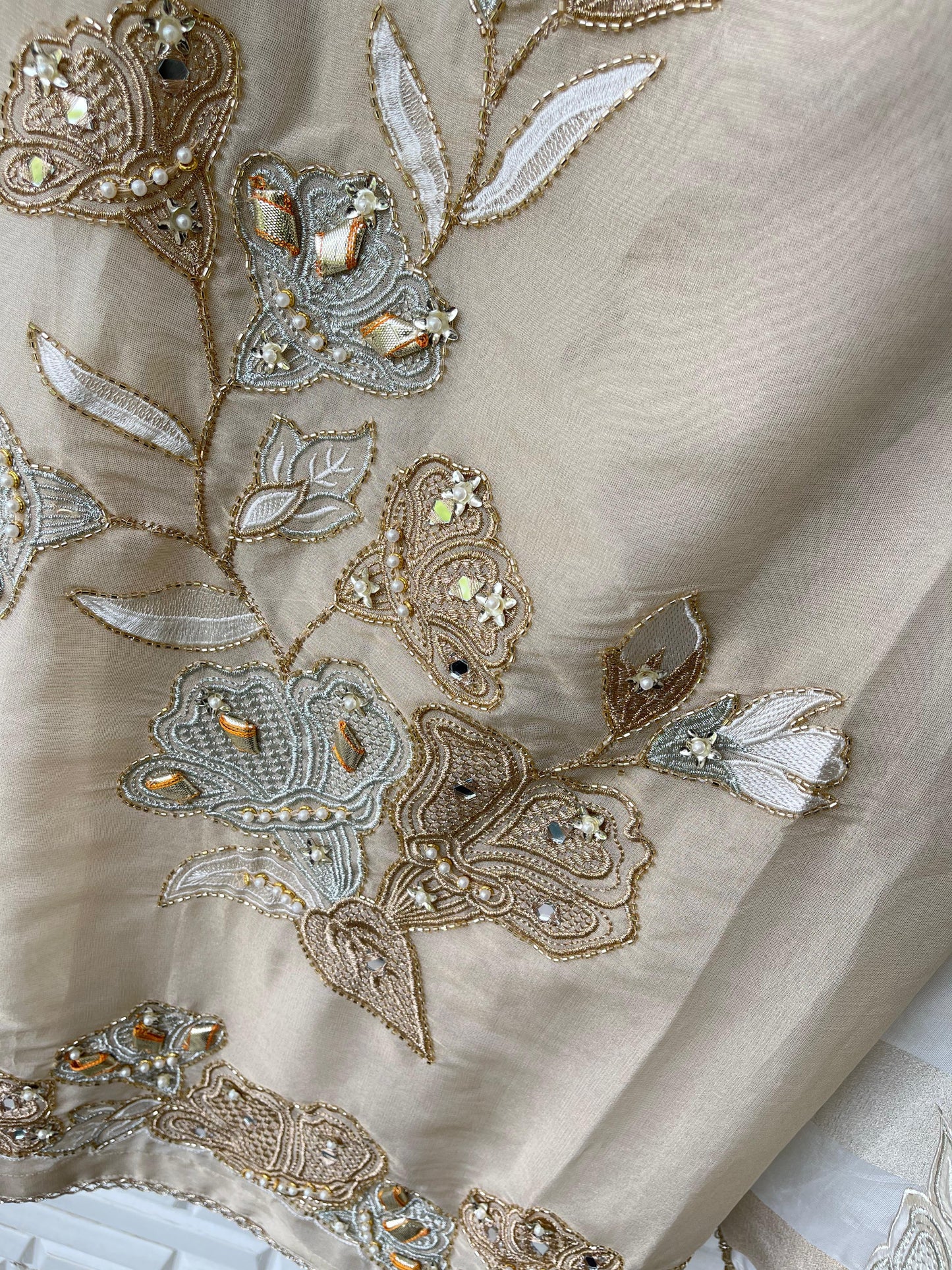Shimmer silk unstitched ladies suit Rc17432