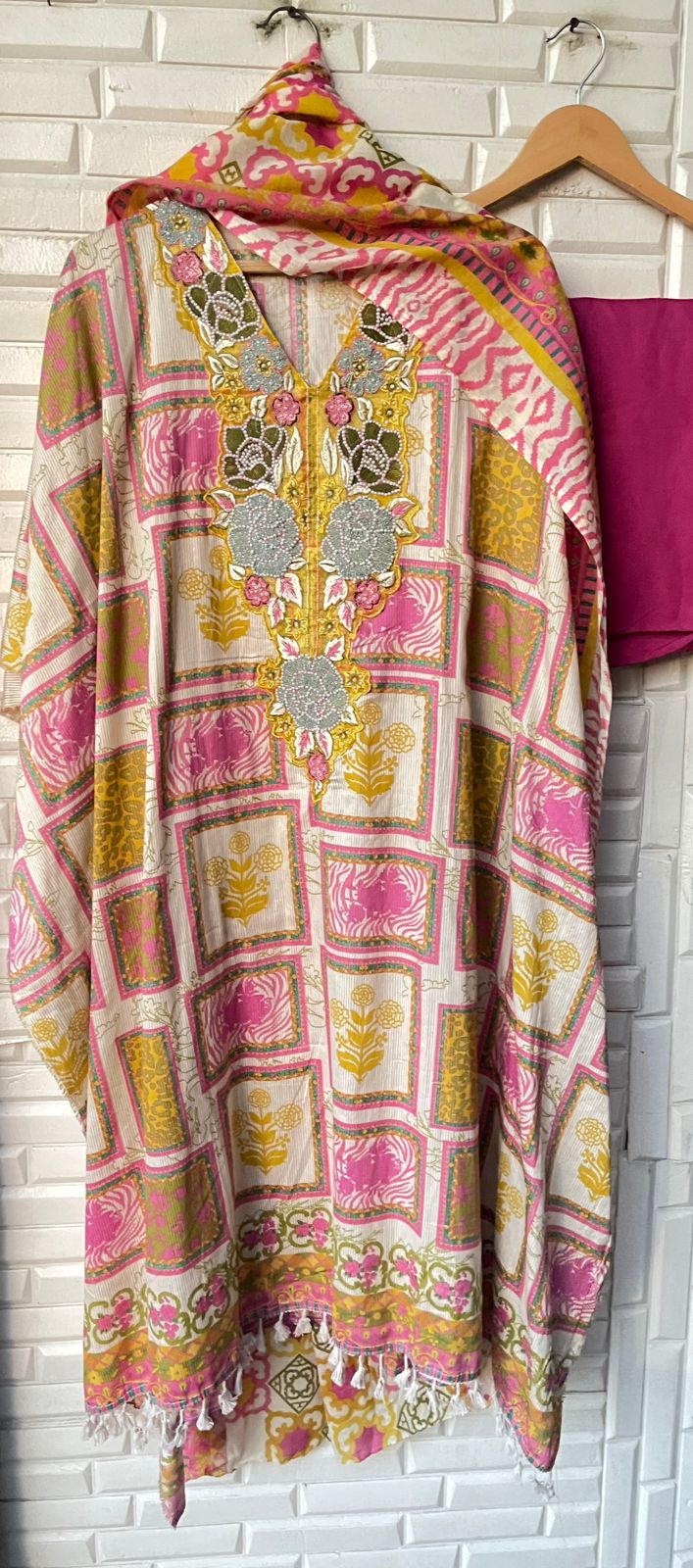 Cotton unstitched ladies suit Rc17532