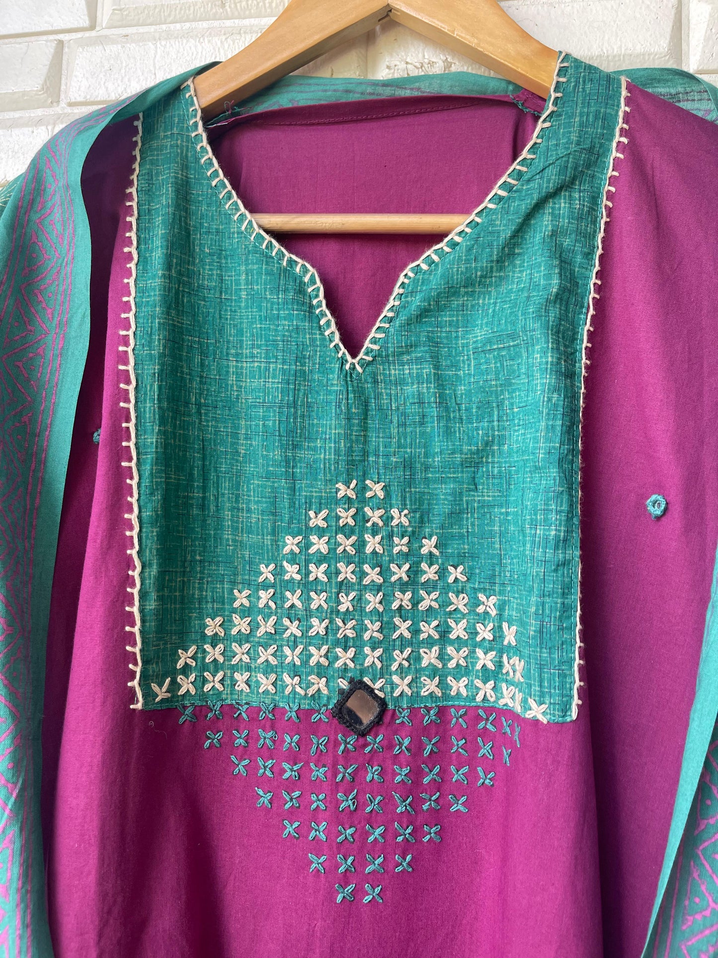 Pure cotton unstitched ladies suit Rc17745