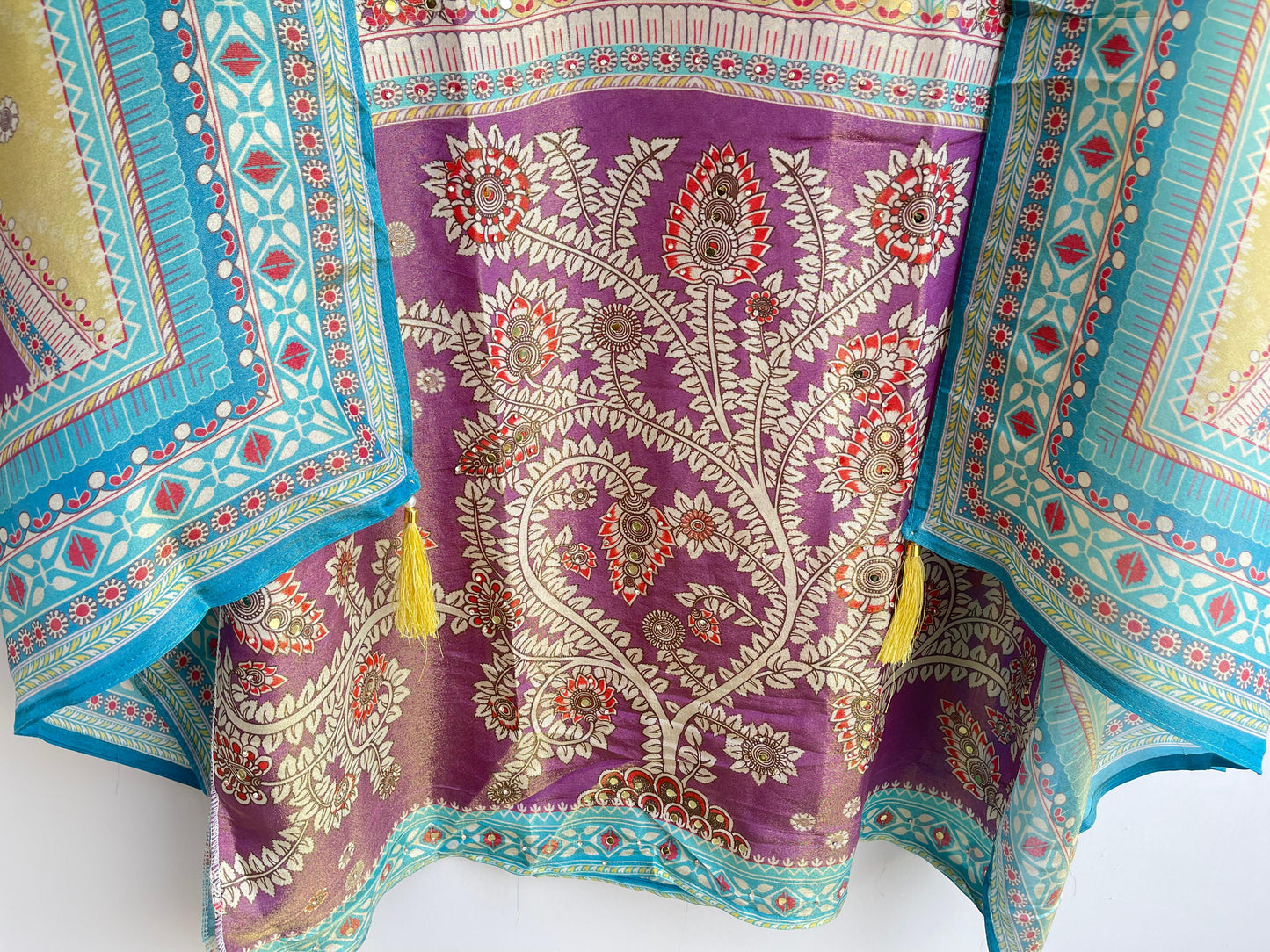 Shimmer silk unstitched ladies suit Rc17920