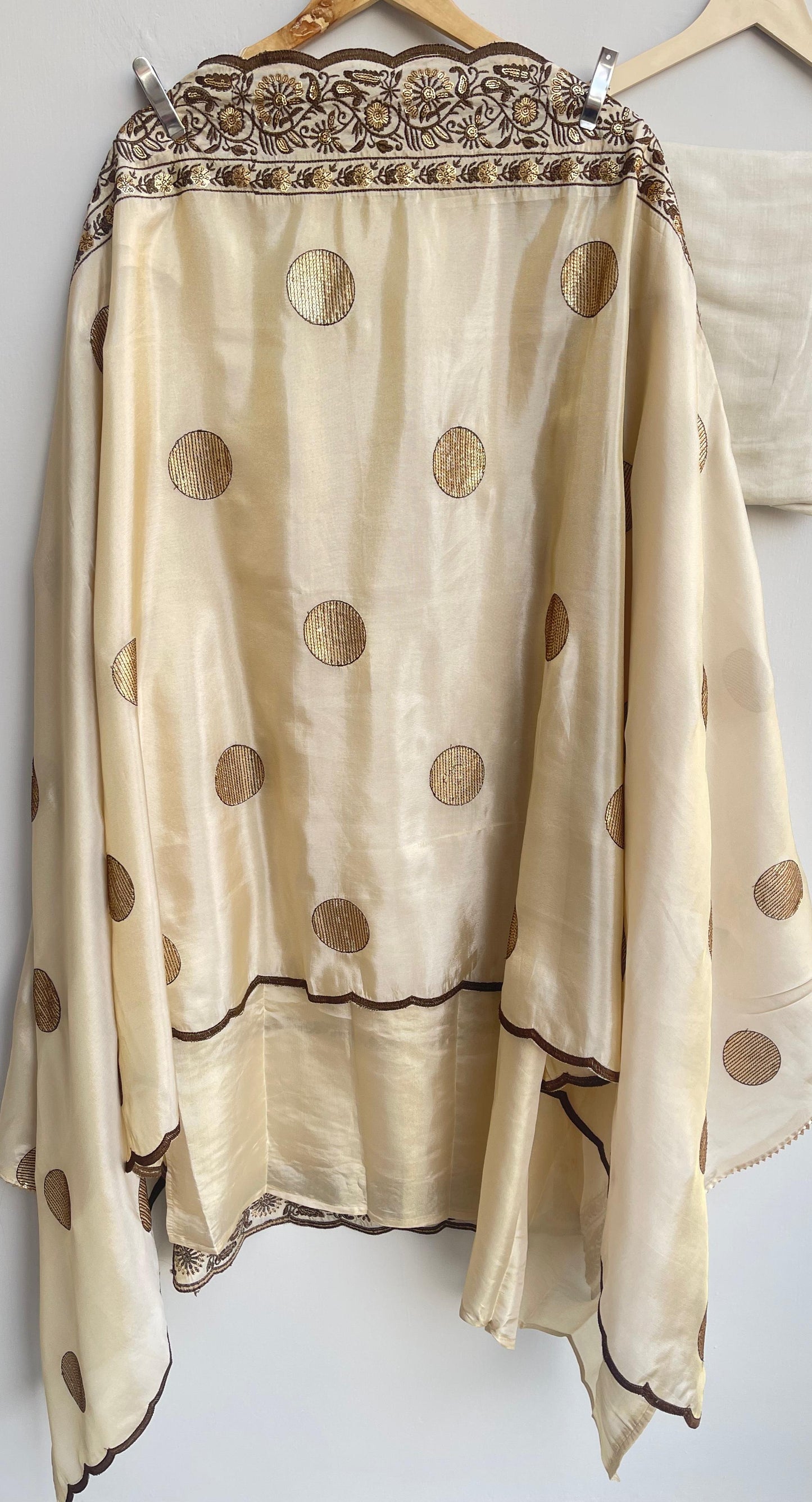 Shimmer silk unstitched ladies suit Rc17915
