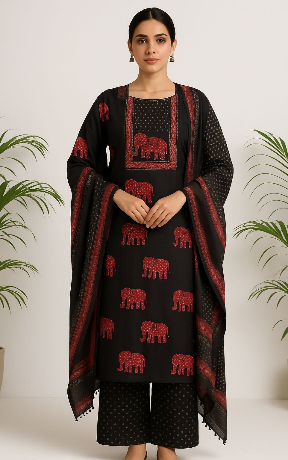 Cotton printed unstitched ladies suit Rc17618 (a)