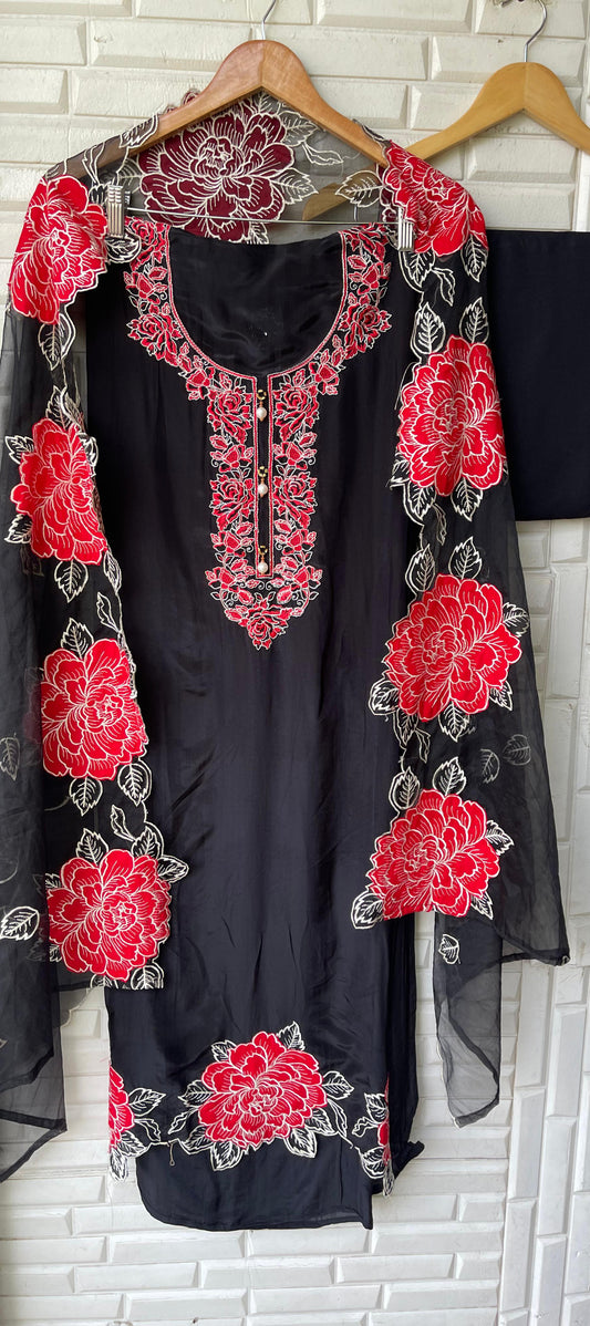 Muslin unstitched ladies suit Rc17354