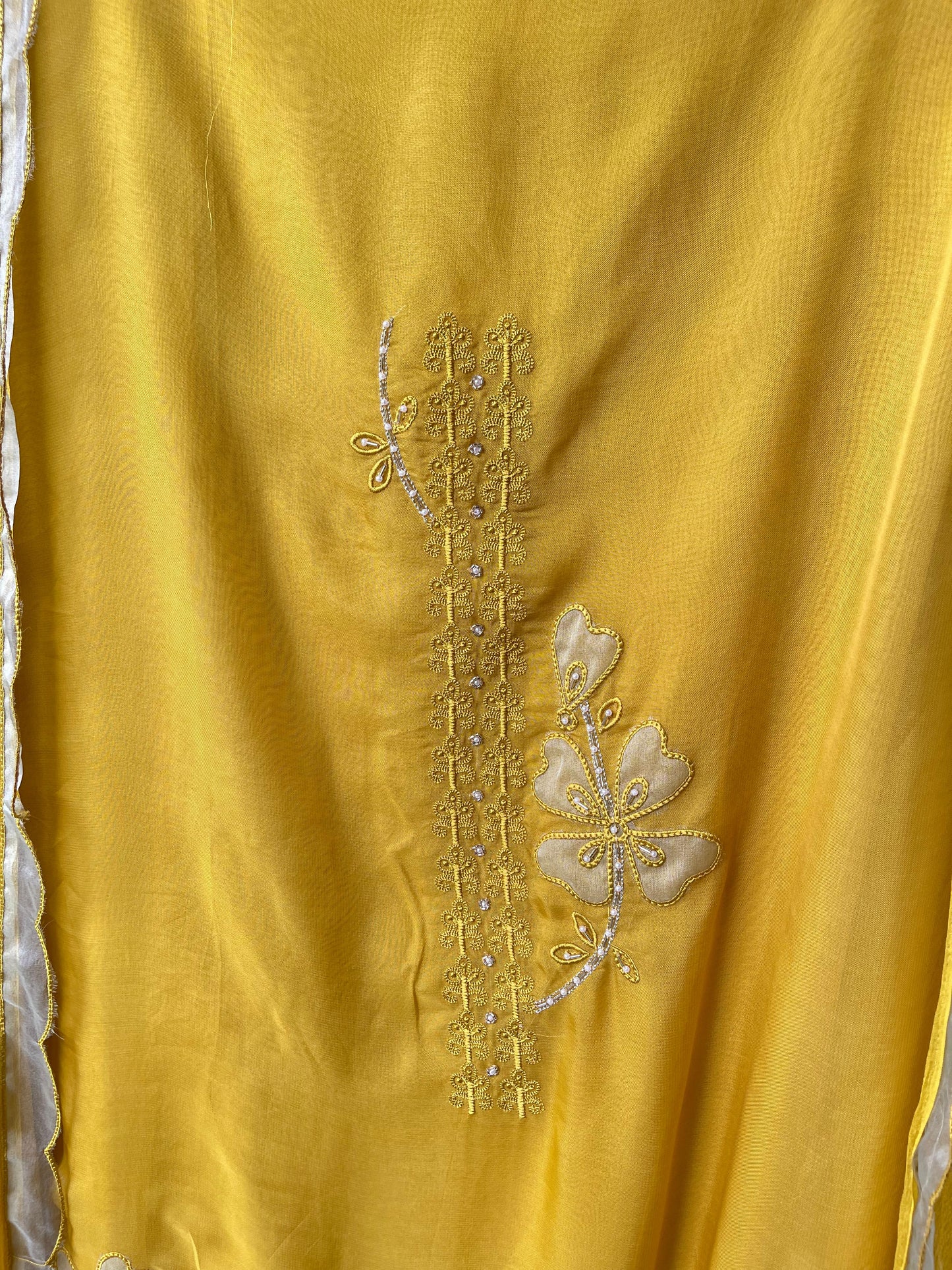 Organza unstitched ladies suit Rc17309