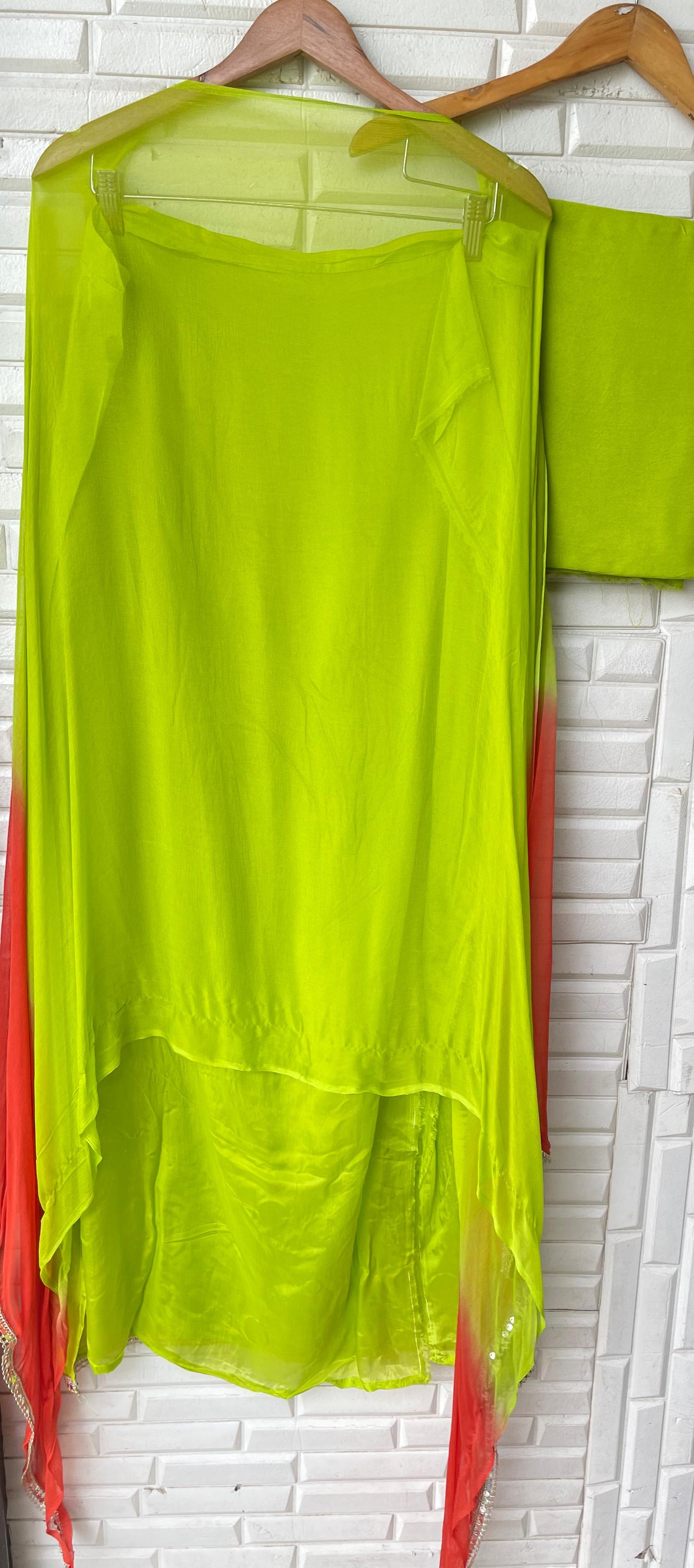 Glass organza unstitched ladies suit Rc17435 (a)