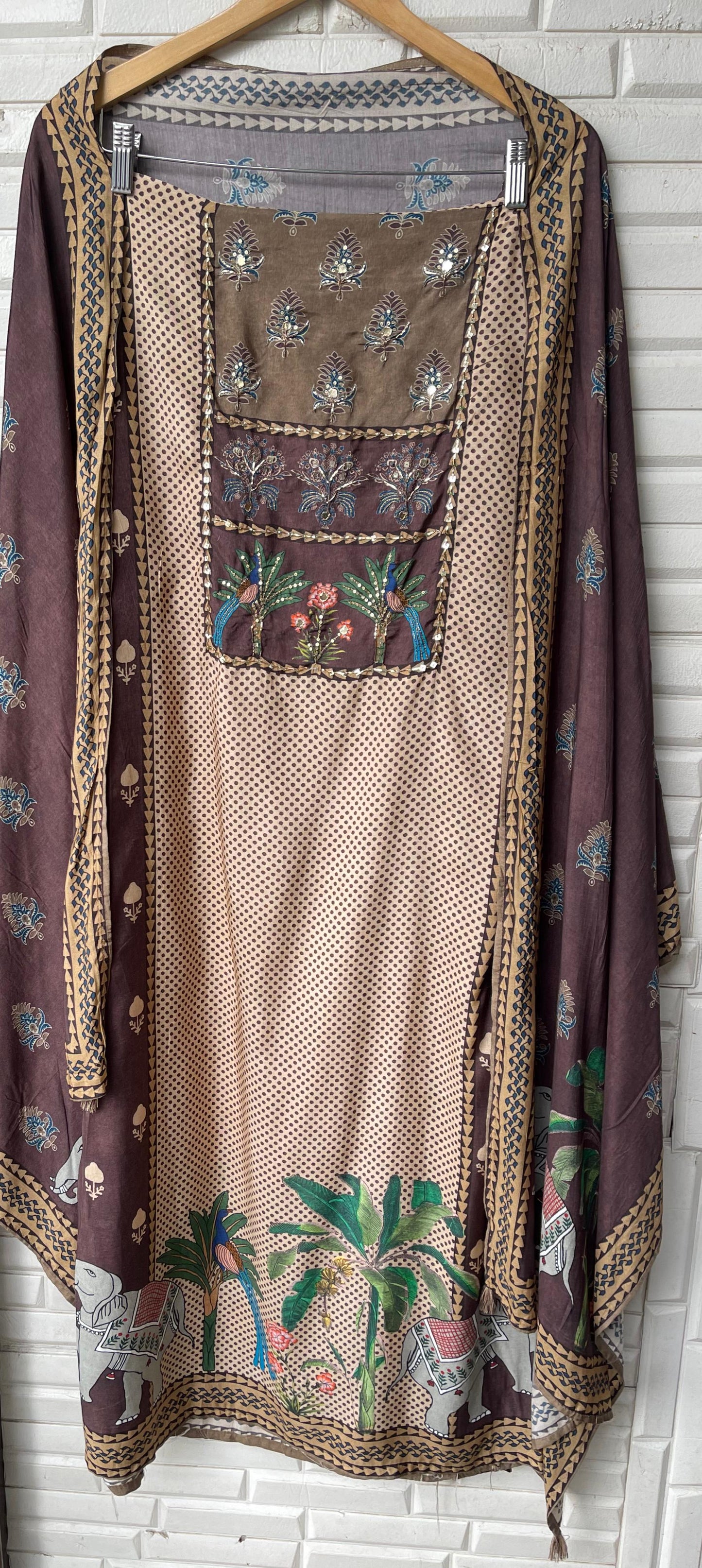 Muslin printed unstitched ladies suit Rc17559