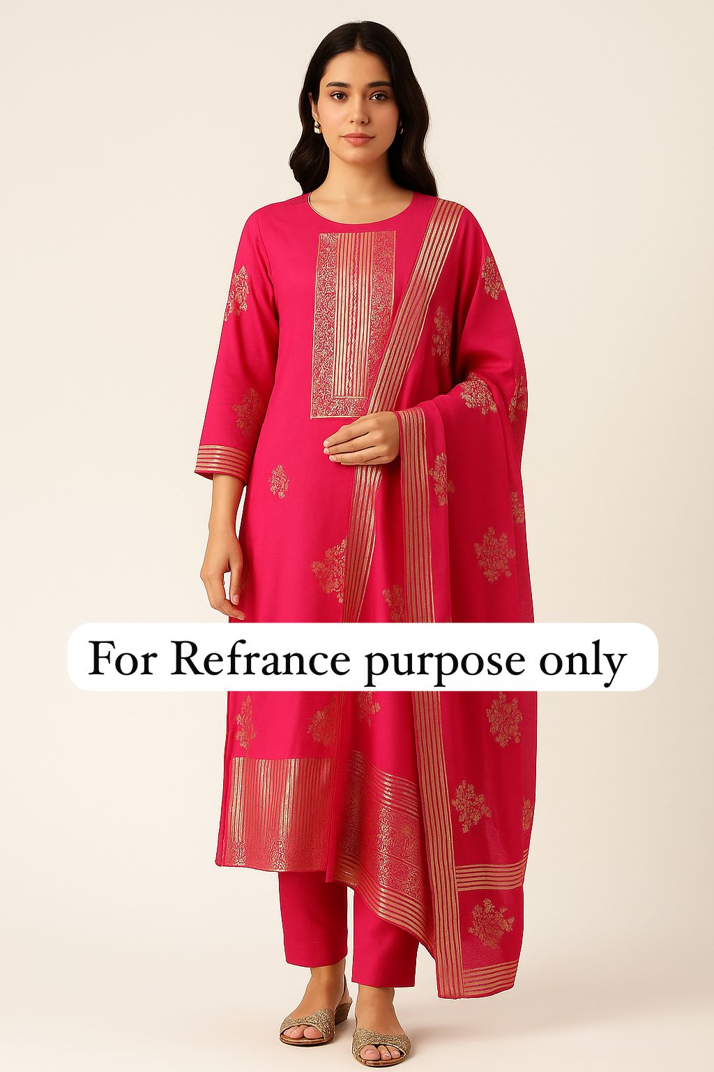 Banarasi organza silk unstitched ladies suit Rc17697