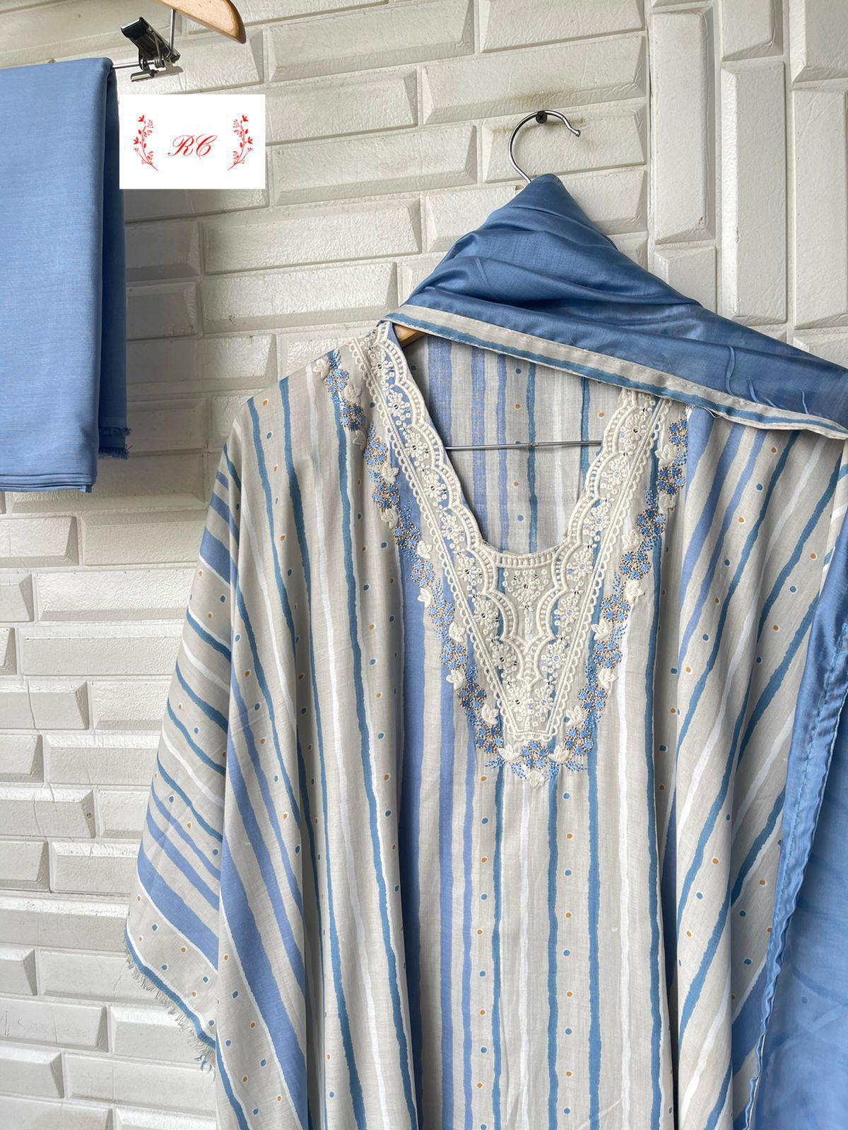 Cotton unstitched ladies suit Rc15103