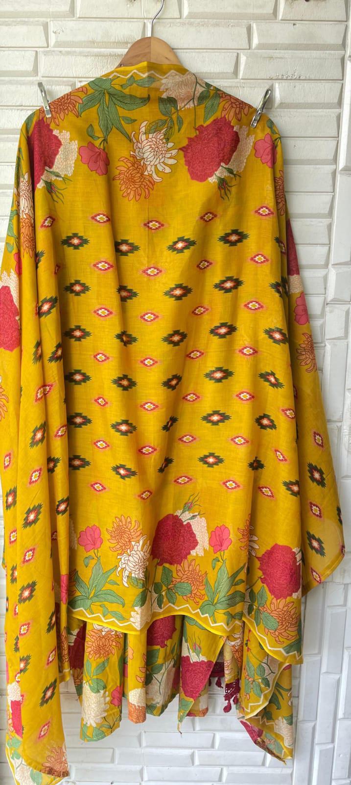 Cotton unstitched ladies suit Rc17074