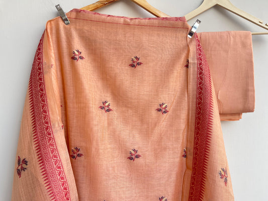 Jhamdhaani soft linen unstitched ladies suit Rc17913