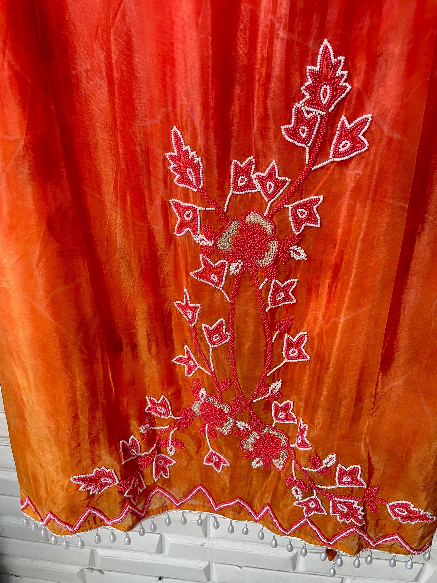 Crape silk unstitched ladies suit Rc17834