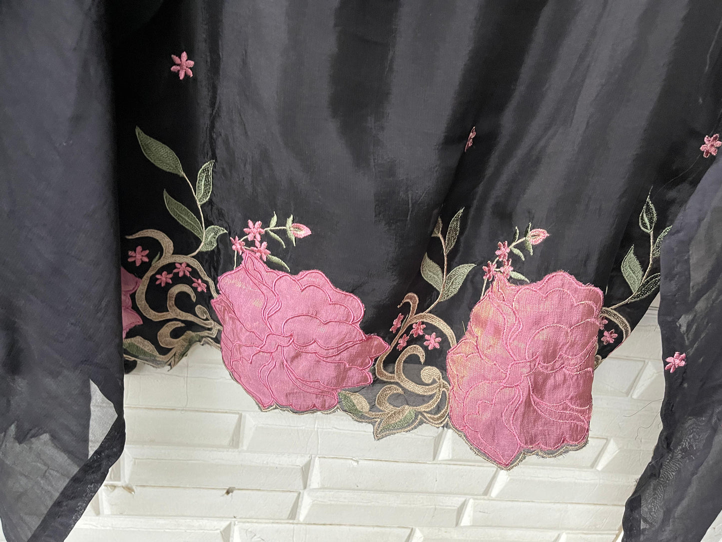 Glass organza unstitched ladies suit Rc17457 (a)